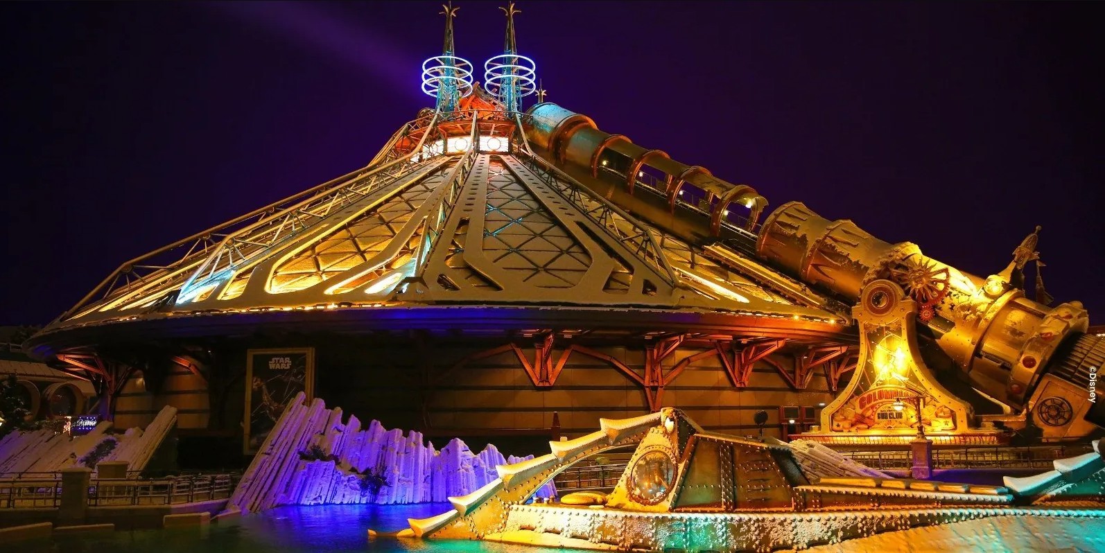 Hyperspace Mountain Achterbahn im Disneyland Park