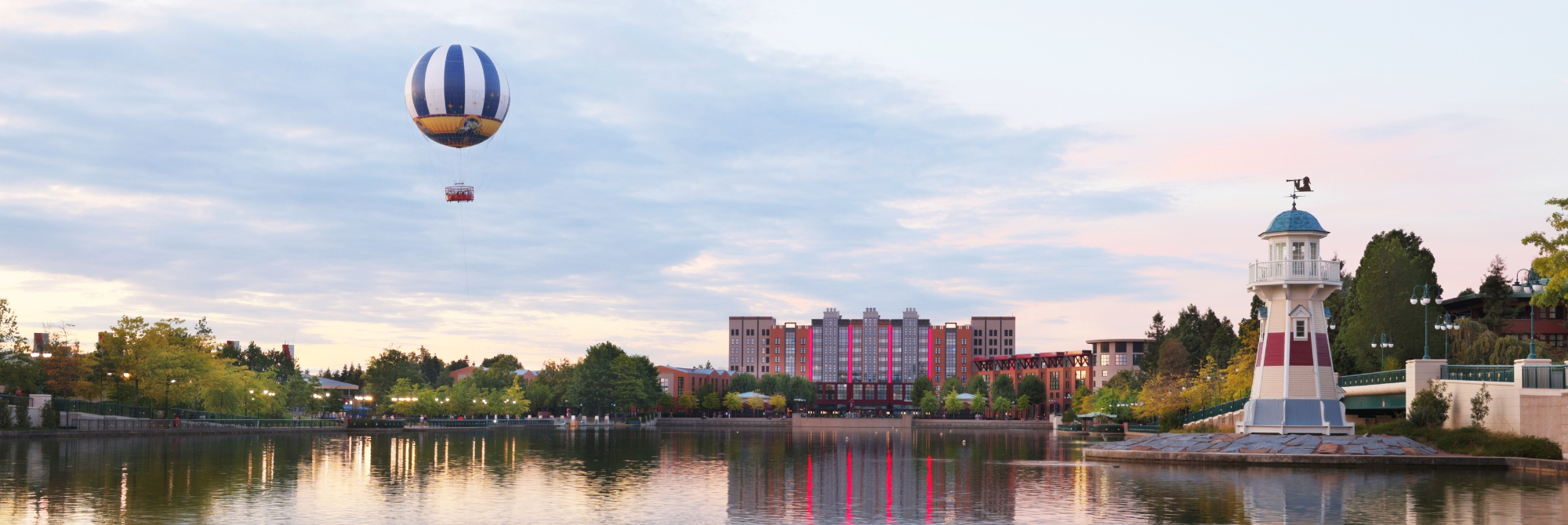 Panoramagique Heißluftballon Disney Village