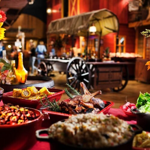 2 Buffet im Chuck Wagon Disney Hotel Cheyenne