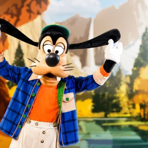 9 Fotostandort Goofy in der Disney Sequoia Lodge