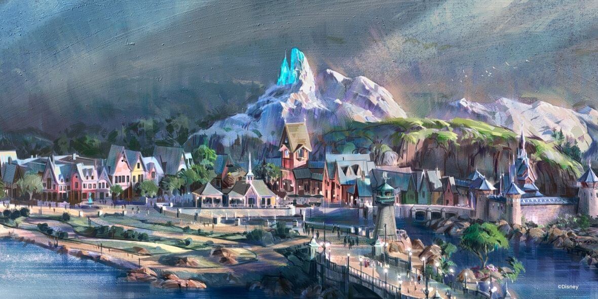 Gliederung World of Frozen im Disney Adventure World